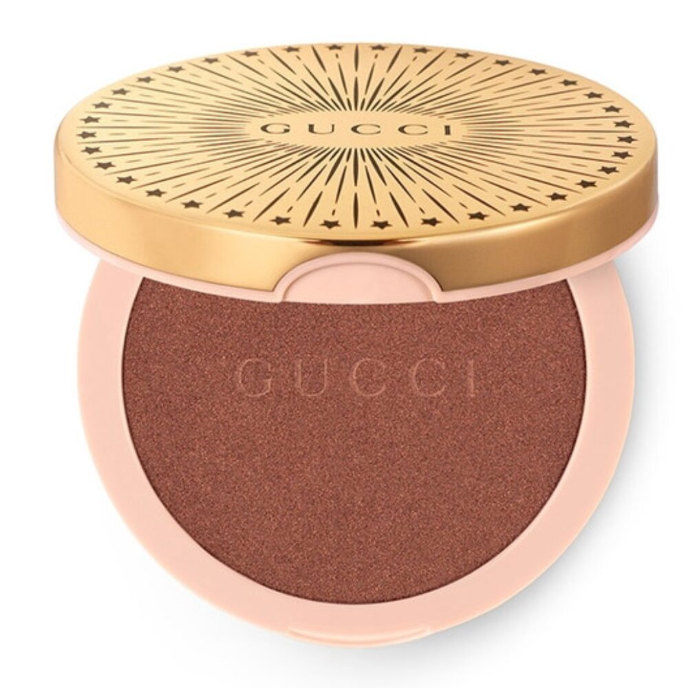 NIB ✅ Gucci #05 WARM BRONZE Glow Multi-Use Illuminating Gel-Powder Highlighter
